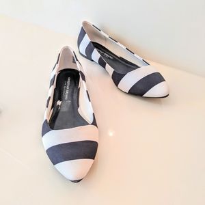 Christian Siriano (Payless) Striped Flats SIZE 9